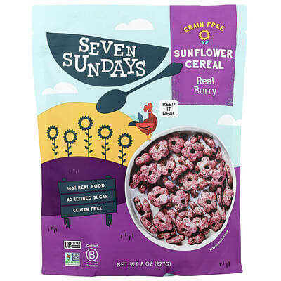 Sunflower Cereal, Real Berry, 8 oz (227 g)