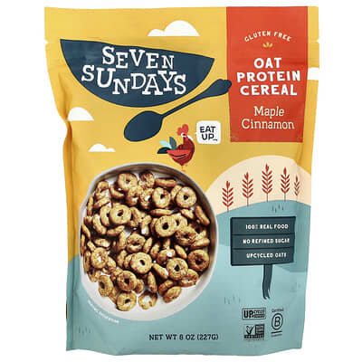 Oat Protein Cereal, Maple Cinnamon, 8 oz (227 g)