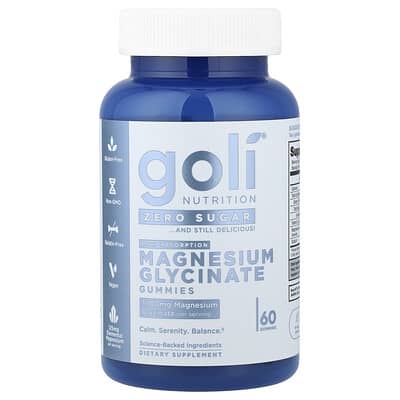 Magnesium Glycinate Gummies, 60 Gummies