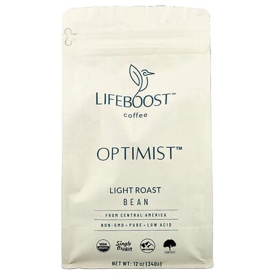 Кофе Optimist™, зерна, светлая обжарка, 12 oz (340 g)