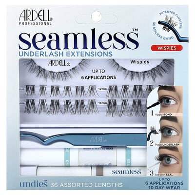 Seamless™, Underlash Extensions Kit, Wispies , 39 Piece Kit