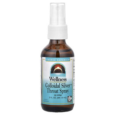 Wellness Colloidal Silver™  Throat Spray, 2 fl oz (59.14 ml)