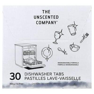 Dishwasher Tabs, 30 Tabs, 12.7 oz (360 g)