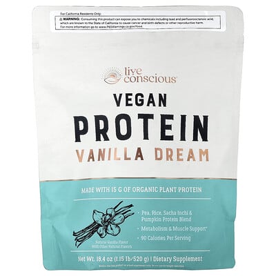 Протеин Vegan Protein, Vanilla Dream, 1.15 lb (520 g)
