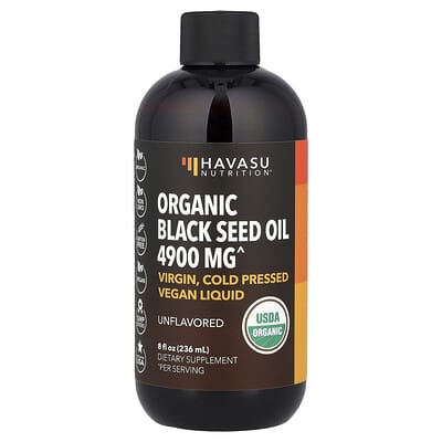 Масло черного тмина Havasu Nutrition Organic, 8 fl oz (236 ml)