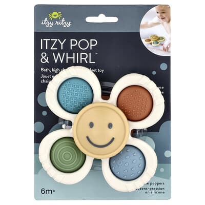 Itzy Pop & Whirl™, Fidget Toy, 6+ Months, Smile, 1 Count