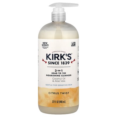 3-In-1 Head To Toe Nourishing Cleanser, Citrus Twist, 32 fl oz (946 ml)