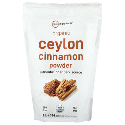 Organic Ceylon Cinnamon Powder, 1 lb (454 g)