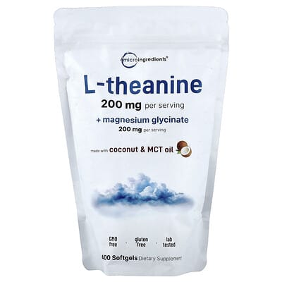 L-Theanine , 400 Softgels