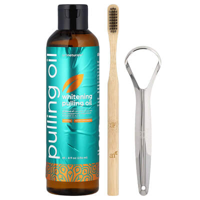 artnaturals Набор для отбеливания маслом Whitening Pulling Oil Kit, 3 Piece Kit