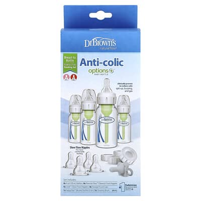 Natural Flow®, Options+™, Anti-colic Baby Bottle, 18 Piece Set