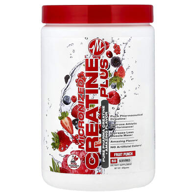 Micronized Creatine Plus™ фруктовый пунш, 420 g