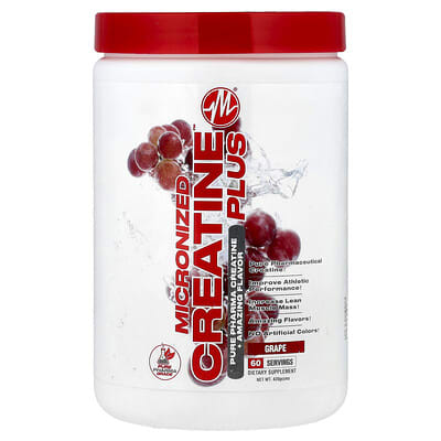 Микронизированный креатин Plus™, Grape, 420 g