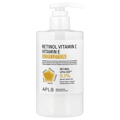 APLB лосьон для тела с ретинолом, витамином C и витамином E, 10.14 fl oz (300 ml)