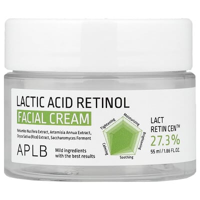 Lactic Acid Retinol Facial Cream , 1.86 fl oz (55 ml)