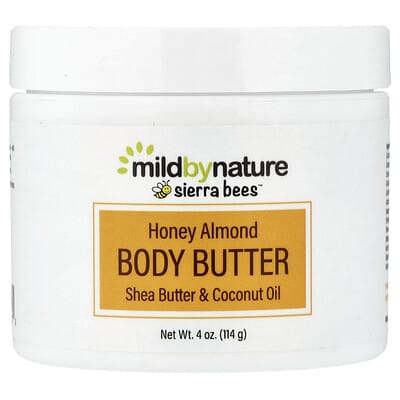 Sierra Bees™, масло для тела с миндалем, 4 oz (114 g)