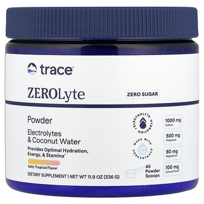 ZEROLyte Powder, Salty Tropical, 11.9 oz (336 g)