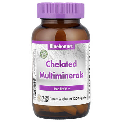 Chelated Multiminerals, 120 Caplets