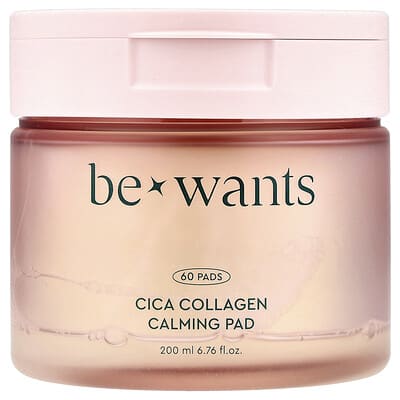 Bewants Успокаивающие патчи Cica Collagen, 60 шт., 6.76 fl oz (200 ml)