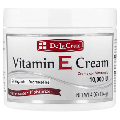 Vitamin E Cream, Fragrance Free, 4 oz (114 g)