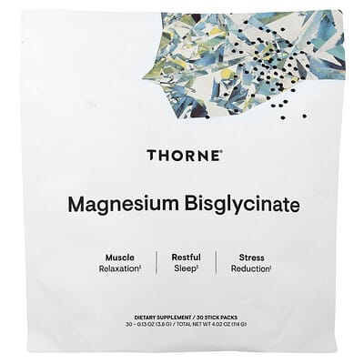 Magnesium Bisglycinate, 30 Stick Packs, 0.13 oz (3.8 g) Each