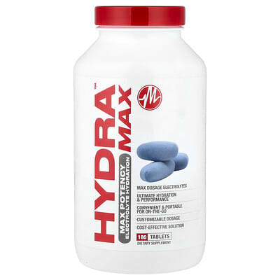 HydraMAX™, Max Potency, 180 таблеток