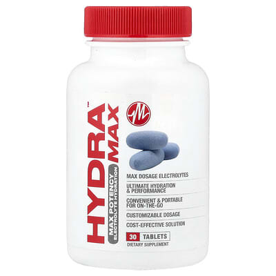 HydraMAX™, Max Potency, 30 таблеток