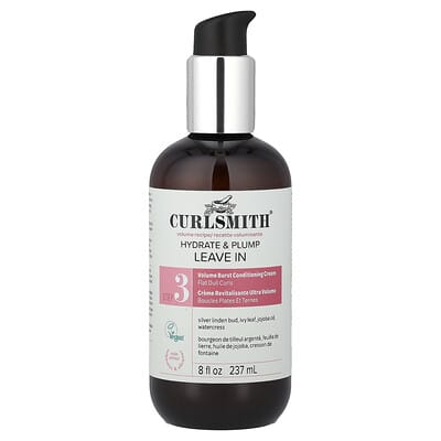 Несмываемый уход Hydrate & Plump для непослушных кудрей, 8 fl oz (237 ml)