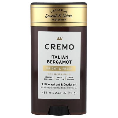 Antiperspirant & Deodorant, Italian Bergamot , 2.65 oz (75 g)