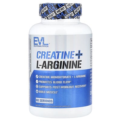 Creatine Plus L-Arginine, 120 вегетарианских капсул