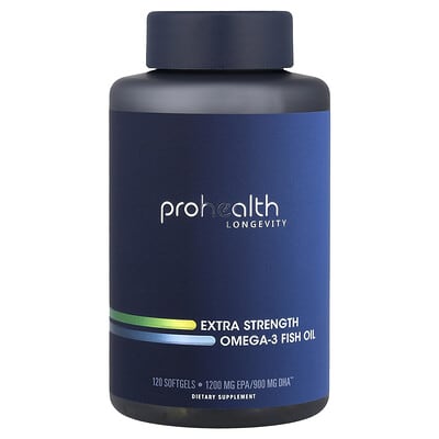 Omega-3 Fish Oil, 120 Softgels (1,000 mg per Softgel)