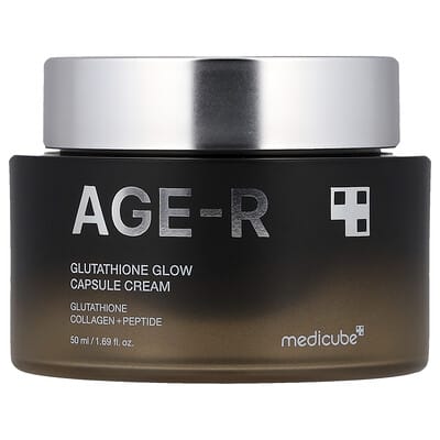 Age-R, Glutathione Glow Capsule Cream, 1.69 fl oz (50 ml)