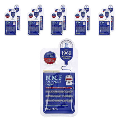 N.M.F Ampoule Beauty Mask, Original , 10 Masks, 0.91 fl oz (27 ml)