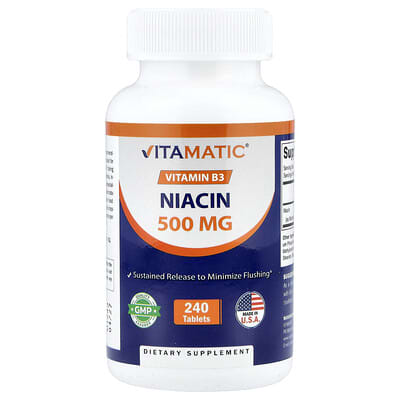 Ниацин, 500 mg, 240 таблеток