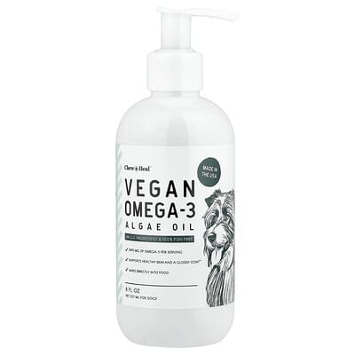 Vegan Omega-3 Algae Oil, For Dogs, 8 fl oz (237 ml)