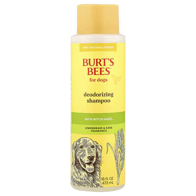 Deodorizing Shampoo With Witch Hazel, For Dogs, Lemongrass & Sage, 16 fl oz (473 ml)