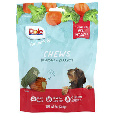 Chews, Broccoli + Carrots , 7 oz (200 g)