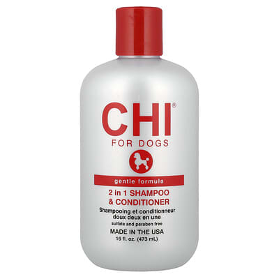 2 in 1 Shampoo & Conditioner, Gentle Formula, For Dogs, 16 fl oz (473 ml)