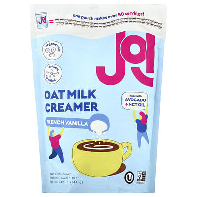 Сливки из овсяного молока, French Vanilla, 1.42 lb (644 g)