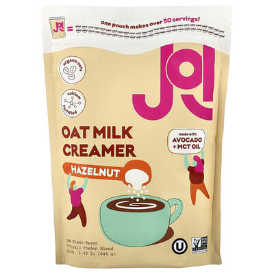 Сливки JOI Oat Milk Creamer, Hazelnut, 1.42 lb (644 g)