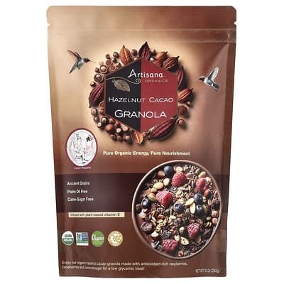 Organics, Hazelnut Cacao Granola, 10 oz (283 g)