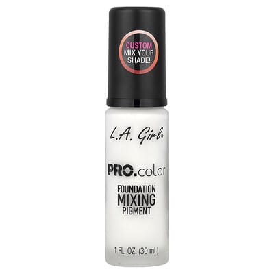 PRO.color Foundation Mixing Pigment, GLM711 White , 1 fl oz (30 ml)