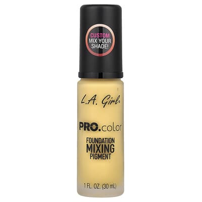 Пигмент для тонального крема L.A. Girl PRO.color, GLM712 Yellow, 1 fl oz (30 ml)