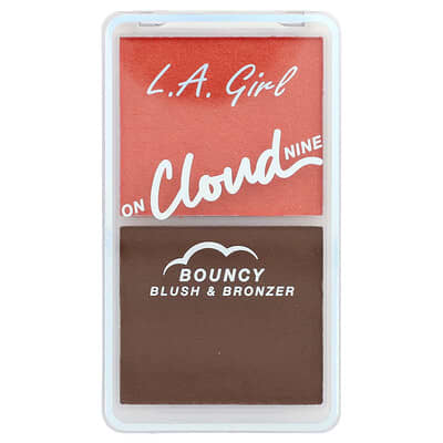 Румяна и хайлайтер On Cloud Nine, Bouncy Blush & Bronzer, GBL499 Coral Bliss, 0.21 oz (6 g)