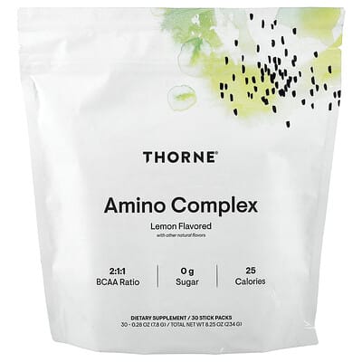 Amino Complex, Lemon, 30 Stick Packs, 0.28 oz (7.8 g) Each