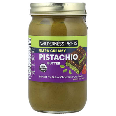 Pistachio Butter, Ultra Creamy, 16 oz (453 g)