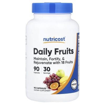Nutricost Daily Fruits, 90 капсул