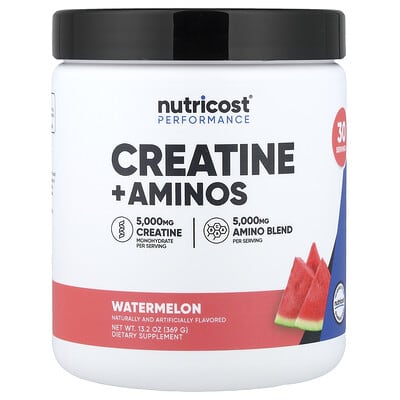 Nutricost креатин + аминокислоты Performance, арбузный вкус, 369 g