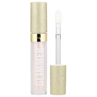 Revlon Блеск для губ Super Lustrous Glimmer™, 001 Diamond Drama, 0.13 fl oz (3.8 ml)