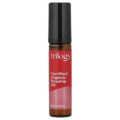 Органическое масло шиповника Trilogy для всех типов кожи, 0.34 fl oz (10 ml)